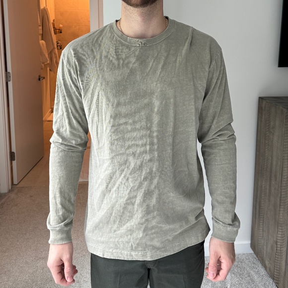 John Elliott - LS University Tee - Sage - Picture 1 of 3